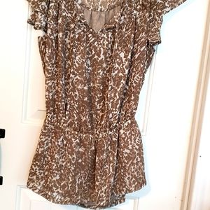 Apt. 9 cheetah print woman's blouse